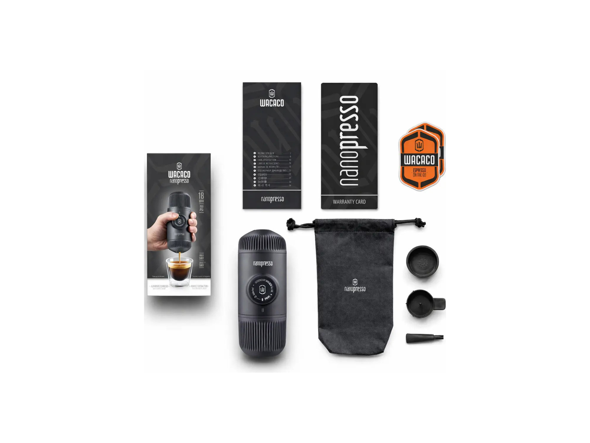 Wacaco Nanopresso | Espressor manual portabil | SNAILER®