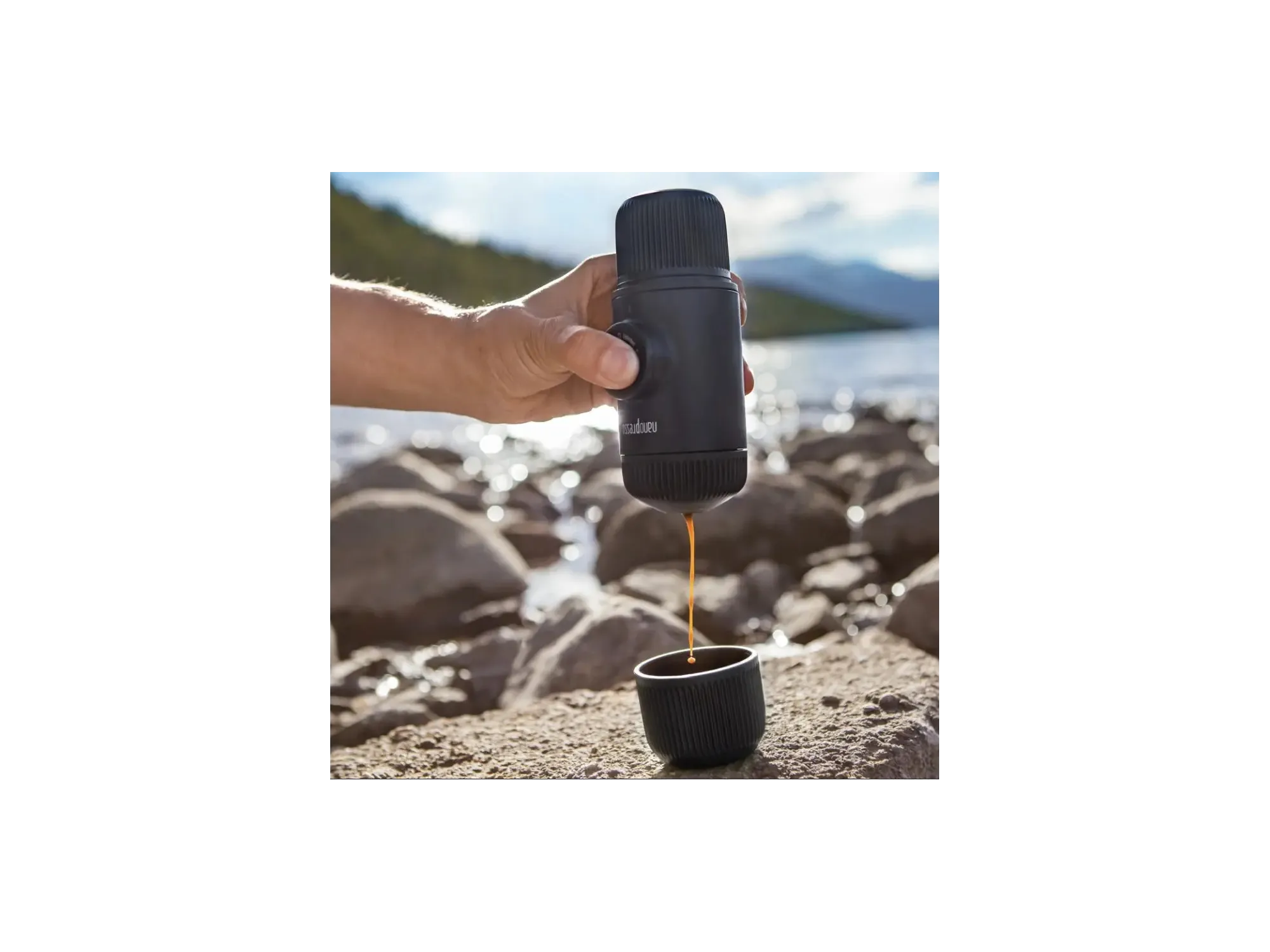 Wacaco Nanopresso + husă rigidă | Espressor manual portabil | SNAILER®