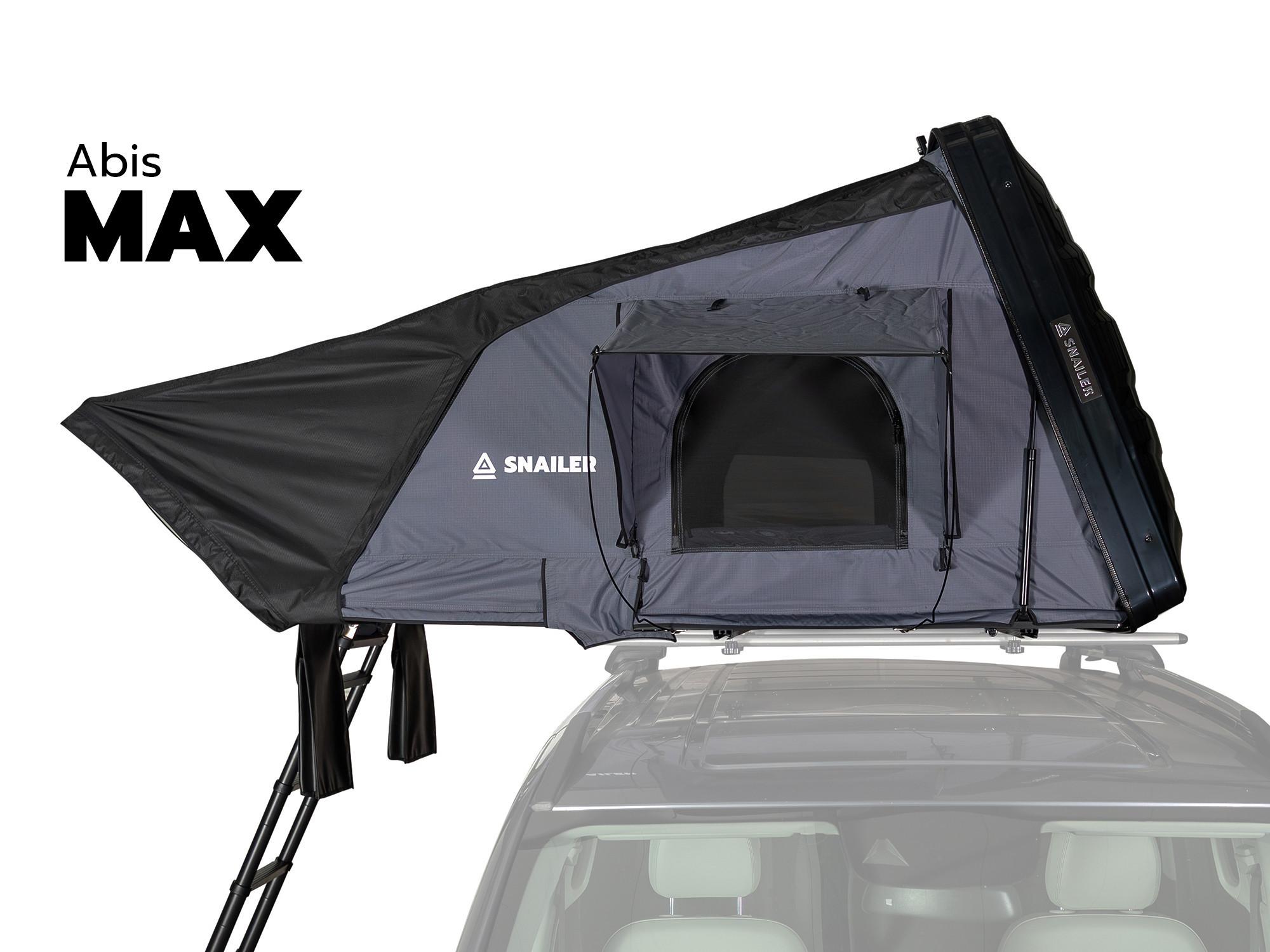 SNAILER® Abis MAX, cort de plafon auto cu carcasă rigidă pentru famili