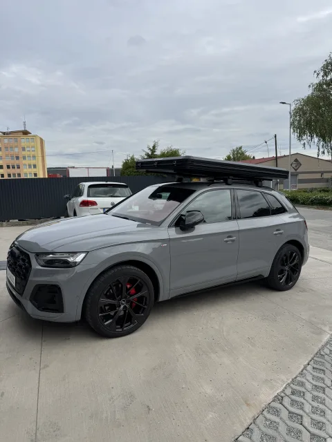 Snailer Alduo cort auto pe Audi Q5 - fotografie de la client din Slovacia